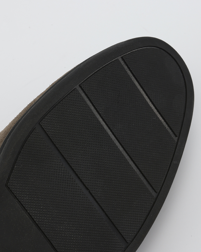 Mocassini in pelle scamosciata premium - Suola nera