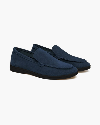 Mocassini in pelle scamosciata premium - Suola nera